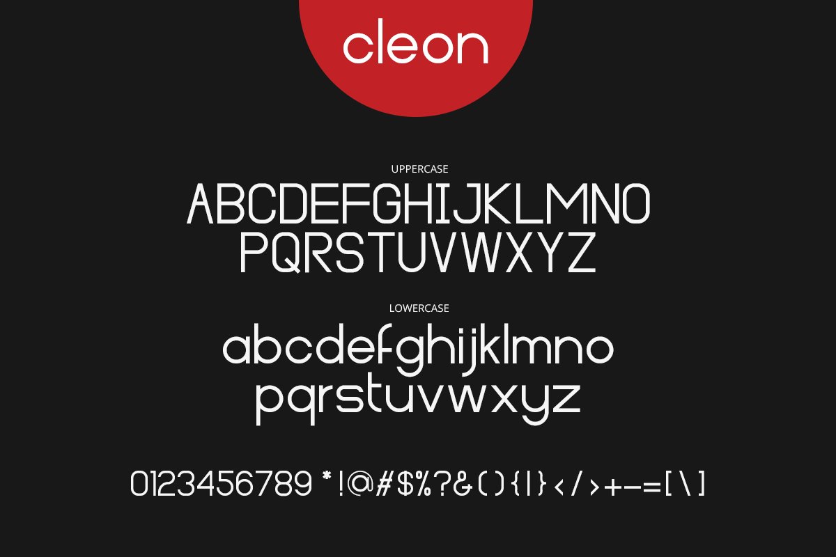 Пример шрифта Cleon Regular